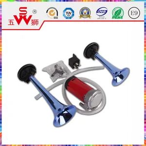 Compression Driver Horn Car Horn Current 15A Material ABS Shape Spiral dB Rating 120dB Voltage 12V&24V Horn Color Blue OE No. - Changzhou Wushi Electrical Equipment Factory - China