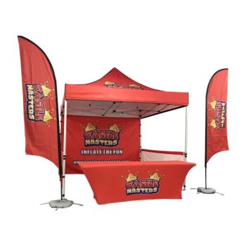 Custom Outdoor Promotion Trade Show Advertising Folding Marquee Canopy Gazebo Tent - WUHAN JARMOO FLAG CO., LTD. - China