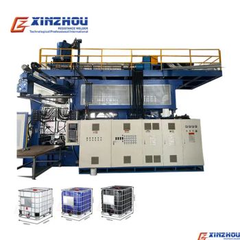 Automatic Blow Molding Machine European Cube 1000 IBC Container Tank Co-Extrusion Chemical Packing Solution Drum/IBC Tank Bucket Tote Blow Molding Machine - Ningbo Xinzhou Welding Equipment Co., Ltd. - China