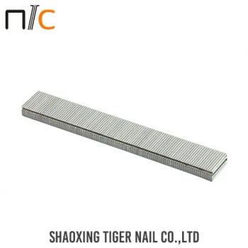 Industrial Wire Staple (GSN18) for Furniture & Upholstery Model NO. GSN18 HS Code 7317000000 Trademark TIGER NAIL Origin China - Shaoxing Tiger Nail Co., Ltd. - China