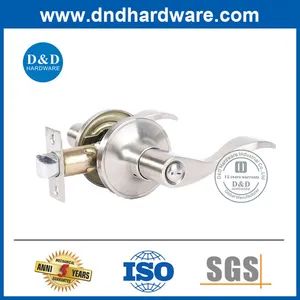 Heavy-Duty Zinc Alloy Exterior Door Handle Lockset Tubular Lock for Residential Building - D&D Hardware Industrial Co., Ltd. - China