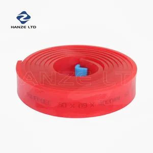 Food Grade Blue Urethane Rubber Squeegee Replacement for Printer - Hebei Hanze International Trade Co., Ltd. - China