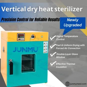 Junmu 30L 70L 140L 225L 600L Vertical Dry Heat Sterilizer for Remote Monitoring and High Temperature Sterilization of Medical Instruments - Henan Junmu Medical Equipment Co., Ltd. - China