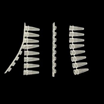 8 Wells Lab Use PCR Centrifuge Test Tubes Material PP Origin China MOQ 30000PCS Bottom Concial Quality Excellent Model NO. - SHANGHAI TEAMSTAND CORPORATION - China