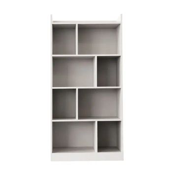 Contemporary Steel Bookcase Featuring Shelves Secure Storage for Books Valuables Home Office Workshop - Jiangsu Jingshi New Purification Technology Co., Ltd. - China