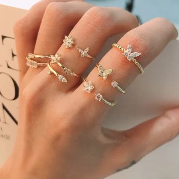 Custom Zirconia Gold Sterling 925 Diamond Silver Rings - Lotusland Ltd - China