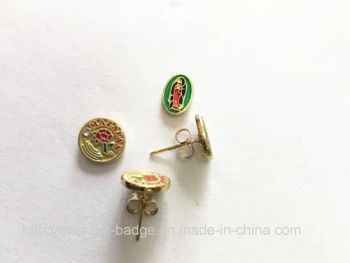 Custom Fashion Design Gold Metal Stud Earrings for Promotional Gift - Majestic Giftware Co., Ltd. - China