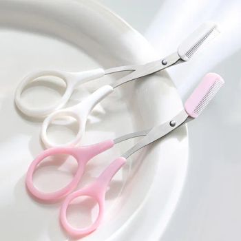 Eyebrow Trimmer Scissors with Comb Hair Removal Shears Comb Grooming - ESHA CO., LIMITED. - China
