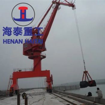 40 Ton Port Luffing Single Jib Offshore Portal Crane Origin China Condition New Model NO. MQ20 HS Code 84264110 Trademark HT - Henan Haitai Heavy Industry Co., Ltd - China