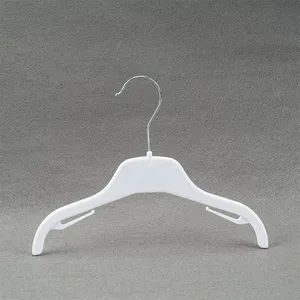 Wholesale Custom Logo White Plastic Hangers for Kids Clothes MOQ 3000PCS Use Clothing Packaging 300 Plastic Type PP Application Tops - Quanzhou Hexing Display Products Co., Ltd. - China