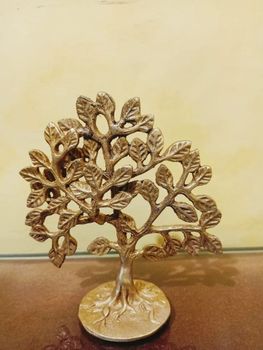 Tree Brass Handicrafts, For Home Shape Tree Color Brass Weight .550gram Finishing Type Brass Usage/Application Home Model Name/Number Brass - Poonam Enterprises - India