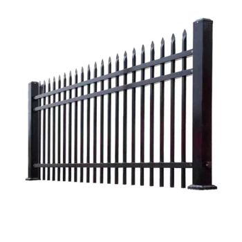 Black Garden Fence Commercial Fence/Steel Fence/Security Fence/Gates/Wire Fence/Fencing Security Fencing/Picket/Fence Panel/Galvanized Steel Fence - Hebei Hepeng Import & Export Trade Co., Ltd. - China