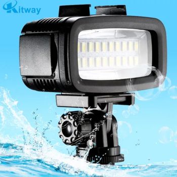 High Quality Underwater 40m Waterproof Mini Diving Video LED Fill Lights Lamp Photographic Lighting for Gopro Camera Phone - Shenzhen XTW Electronic Co., Ltd. - China