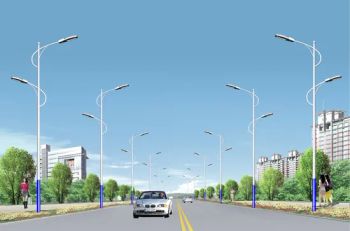 China Znkj Double Arm Pole Municipal Street Lamp Poles with ISO - Jiangsu Intelligent Lighting Technology Co., Ltd. - China