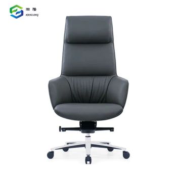 Contemporary Leather Office Chairs Comfortable Luxury Boss Table Chair - Foshan Hanlong Furniture Co., Ltd. - China