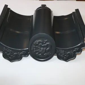 Metal Roof Tiles Buddhist Temple Metal Roof Tiles Shape Arched Size 185*750mm Type Ridge Tiles Color Customizable Trademark - Zhejiang Zhongchao Composite New Materials Co., Ltd. - China