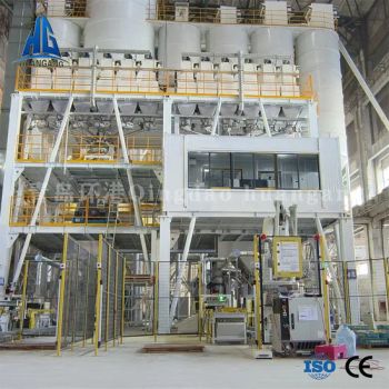 High Quality Dry Mortar Mixer Can Be Customized Powder Mortar Production Equipment Automatic 50kg Dry Mortar Packaging Machine - Qingdao Huangang Equipment Technology Co., Ltd - China
