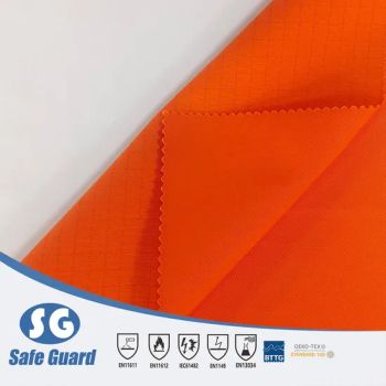 320GSM 98 Cotton 2 as Flame Retardant Fabric 3 1 Twill - HENAN SAFE-GUARD CO., LTD. - China