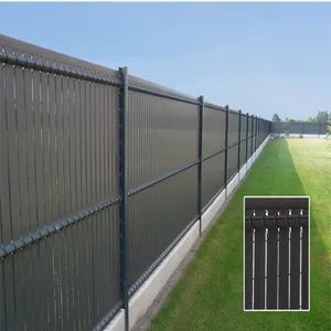Occultation PVC Slats 3D Garden Fence Panels - HAINING UNEED INDUSTRIAL MATERIAL CO., LTD. - China
