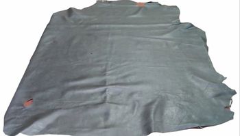 Glossy Grey Napa Sheep Leather Color Grey Pattern Plain Thickness 2mm Finishing Glossy Usage/Application Shoes Material Sheep and Napa - A. P. Enterprises - India