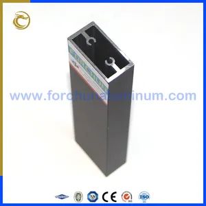 Black Balustrade Extruded Aluminum Hollow Profiles Balcony Handrail Aluminium Tube Profiles - Qingdao Zhongjia Metal Co., Ltd. - China