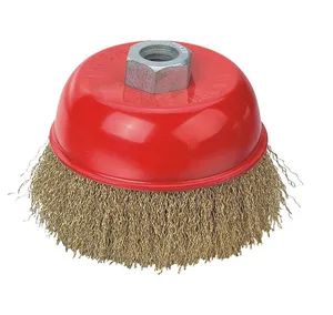 Uweld Professional Crimped Wire Cup Brushes - Heavy-Duty Metal Cleaning Attachments for Industrial Use - Ningbo United Tools Co., Ltd. - China