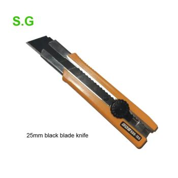 Twist Lock System Utility Knives The 25mm Blade Is Replaceable Big Utility Knife - Shang Qiu Feng Li Measuring Tools Co., Ltd - China