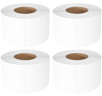 Perforated Direct Thermal Labels with 3"Core Origin China Color Customized Shape Customized Trademark Rainbow HS Code - Qingdao Rainbow Packaging Co., Ltd. - China