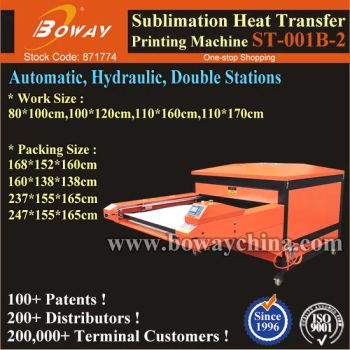 Hydraulic Automatic Nylon Polyester Cotton Non-Woven Fabrics Bag Heat Transfer Sublimation Printer - Hangzhou Fuyang Huibo Hansway (BOWAY) Trading Co., Ltd. - China