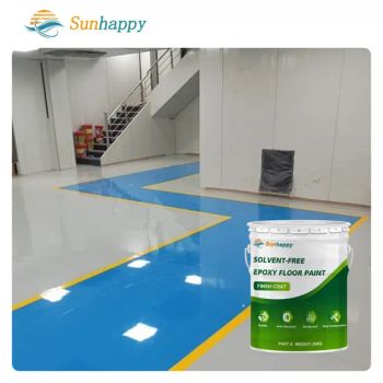 Odorless Solvent-Free Epoxy Floor Paint Factory Warehouse Epoxy Flooring Coating Waterproof Epoxy Floor Coating - Tianjin Sunhappy New Materials Co., Ltd. - China