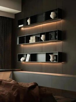Contemporary Stainless Steel Storage Organizer Set Wall Mounted Shelves Hanging Racks for Bedrooms Living Rooms Bathrooms Househol - Foshan Shunhengli Import & Export Co., Ltd. - China
