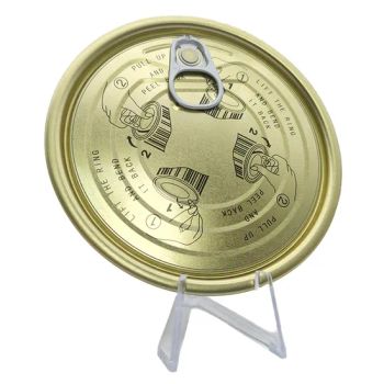 #401 99mm Tin Easy Open Lid for Vegetable Can Tomato Can TFS Tinplate Easy Open End - Tianjin HongXin Metal Co., Ltd - China