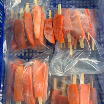 Frozen Papaya Fruit Cube Cut/ Dices/ Chunks Fresh Taste IQF Frozen Mix - Whatsapp 0084 989 322 607 - Sunrise Ins Group - Vietnam