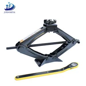 Portable Auto Vehicle Repair Tool Vehicle Lifting Equipment Scissor Car Lifts Hydraulic Car Truck Scissor Jack with Hand Crank - Weifang Jufeng Metal Products Co., Ltd. - China