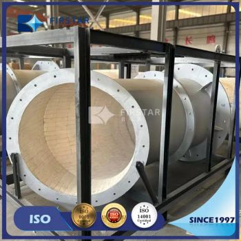 High Alumina Ceramic Lined Pipes for Mining Wear Resistance - ZIBO QIMINGXING NEW MATERIAL INCORPORATED CO., LTD. - China