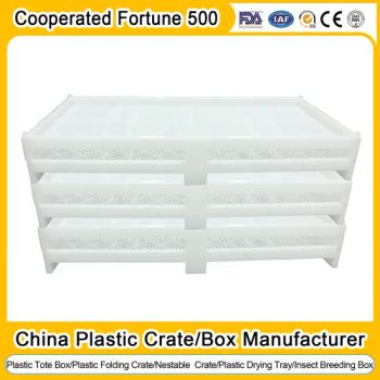 High Quality Food Grade Industrial Meat Curing Fruit Plastic Drying Tray Racks System for Commercial Use - Qingdao Preface Plast Co., Ltd. - China