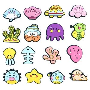 Soft PVC Wholesale Sea Life Shoes Charms for Shoes Animal Sea Fashion Bulk Designer Cartoon Shoe Charms Clog Decoration - Quanzhou Xiaoye Trading Co., Ltd. - China