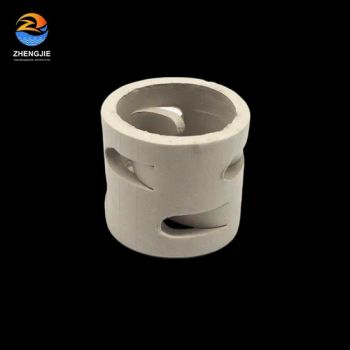 Ceramic Tower Random Packing 50mm Ceramic Pall Ring Distillation Column - Jiangsu Zhengjie Environmental Protection Co., Ltd. - China