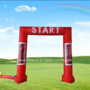 Red Square Race Inflatable Arch Inflatable Archway Use Race Color Red Type Arches Technics Sewing Material Oxford HS Code 40169500 - Ace Inflatables Ltd. - China