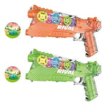 Samtoy Plastic Electronic Juguete Transparent Gear Interactive Shooting Gun Toy Pistol Projector Toy Guns for Kids Plastic Gun Toy - Sam Toys Industrial Co., Ltd. - China