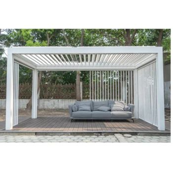 Swimming Pool Covers Outdoor Louver Roof Aluminum Pergola - Tianjin Grand Science and Technology Co., Ltd. - China