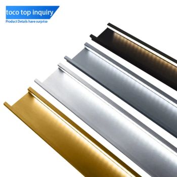 Double Hole Aluminium Kitchen Cabinet Drawer Pulls Knobs Furniture Door Handles - Foshan Toco Decorative Material Co., Ltd. - China