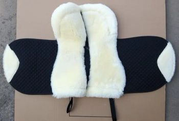 Thick Wool Lambskin Saddle Pads Equestrian Horse Riding with Fur Border - Zhengzhou Zhuowen Import and Export Trading Co., Ltd. - China