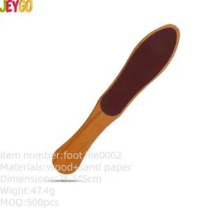 Eco-Friendly Professional Wooden Foot File, a Double-Sided Portable Foot File - Taixing JEYGO Import Export Co., Ltd. - China