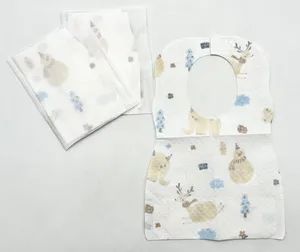 China Cheap Baby Bib Manufacturer Wholesale Cheap Baby Care Products Water Proof Customize Cotton Disposable Baby Bibs - Quanzhou ERA Sanitary Products Co., Ltd. - China
