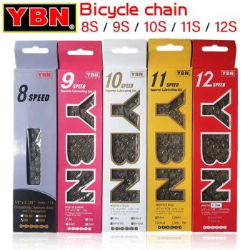 Ybn Bike Chains MTB Mountain Road Bike Chians 11 Speed Hollow Bicycle Chain 116 Links Silver S11s for M7000 Xt - Hebei Gefeida Trading Co., Ltd. - China