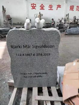 G603 Headstone Grey Granite Grave Stone Cemetery Tombstones and Monuments - HEBEI JINKUI IMPORT & EXPORT TRADING CO., LTD. - China