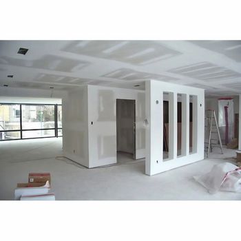 Residential Gypsum Partition Color White Material Gypsum Thickness 10mm-50mm Surface Finishing Smooth Usage/Application - Royal Interior - India