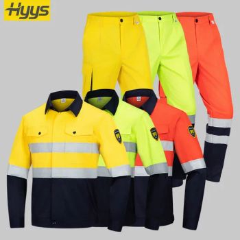 Safety High Visibility Work Uniforms Roadway Construction Overalls Hi Vis Anti Static Work Clothes - Shijiazhuang Beiduoyin International Trade Co., Ltd. - China