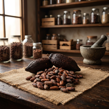 Pure Fermented Indonesian Cocoa Beans Sun Dried Raw Natural Cacao 1 KG High Grade Export Quality Gourmet Chocolate Craft - EcoRoma GmbH - Germany